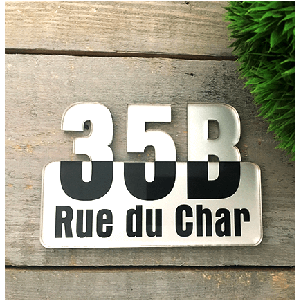 Plaque Numero Chiffre Maison Exterieur Personnalisèe Design Plaque