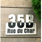 Numéro de maison découpe chiffre Numéro de maison découpe chiffre