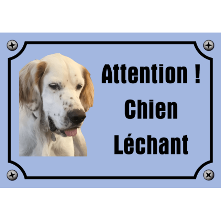 Panneau Chien Méchant Humour