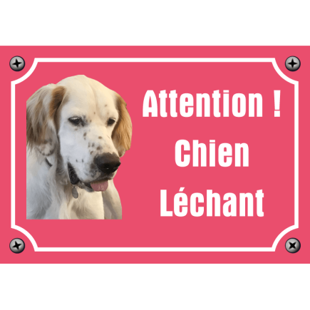 Panneau Chien Méchant Humour