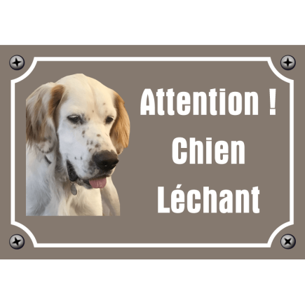 Panneau Chien Méchant Humour