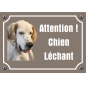 Panneau Chien Méchant Humour