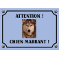 Plaque chien humour "Chien marrant"