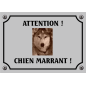 Plaque chien humour "Chien marrant"