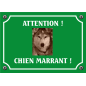 Plaque chien humour "Chien marrant"