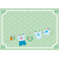 Plaque de chambre bébé linge Plaque de chambre bébé linge