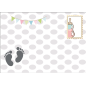 Plaque de chambre bébé pied Plaque de chambre bébé pied