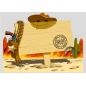 Plaque chambre enfant Western Plaque chambre enfant Western