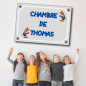 Plaque chambre enfant Boxe