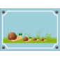 Plaque chambre enfant Escargot Plaque chambre enfant Escargot
