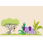 Plaque chambre enfant Jungle Plaque chambre enfant Jungle
