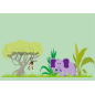 Plaque chambre enfant Jungle Plaque chambre enfant Jungle