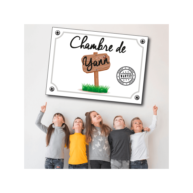 Plaque chambre enfant Panneau