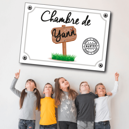 Plaque chambre enfant Panneau