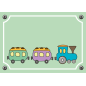 Plaque chambre enfant Train Plaque chambre enfant Train