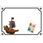 Plaque de chambre Pirate