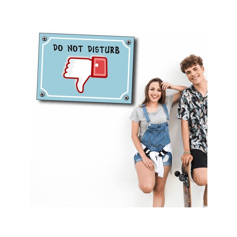Plaque de chambre ado Do not disturb Plaque de chambre ado Do not disturb