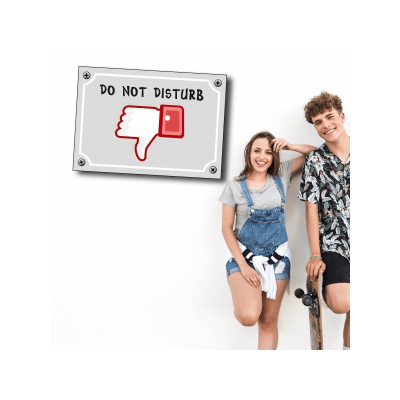 Plaque de chambre ado Do not disturb Plaque de chambre ado Do not disturb