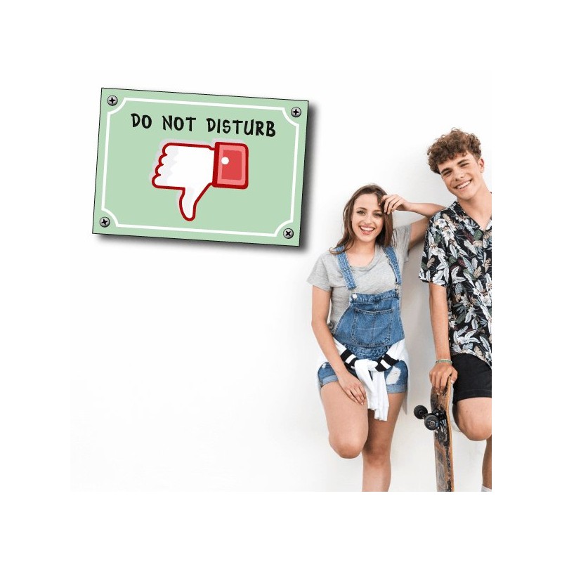 Plaque de chambre ado Do not disturb Plaque de chambre ado Do not disturb