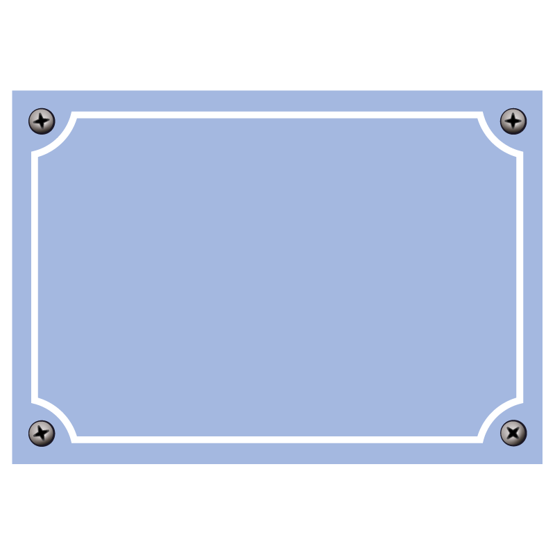 Plaque de Rue à personnaliser avec 1 photo et du texte Plaque Cadeau