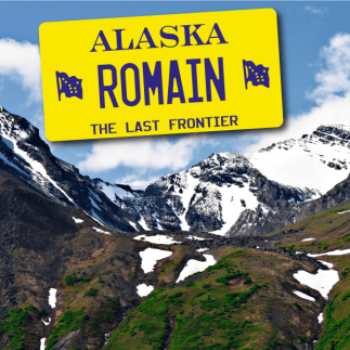 Plaque Immatriculation US Alaska à personnaliser