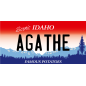 Plaque Immatriculation US Idaho à personnaliser