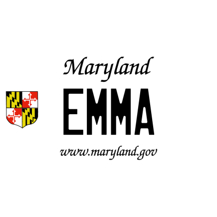 Plaque Immatriculation US Maryland à personnaliser