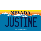 Plaque Immatriculation US Nevada à personnaliser