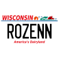 Plaque Immatriculation US Wisconsin à personnaliser