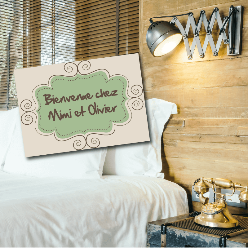 Panneau Chambres d'Hôtes à personnaliser Panneau Chambres d'Hôtes à personnaliser