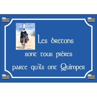 Plaque Bretagne Bretons Tous Freres