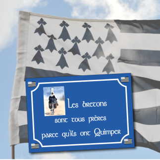 Plaque Bretagne Bretons Tous Freres