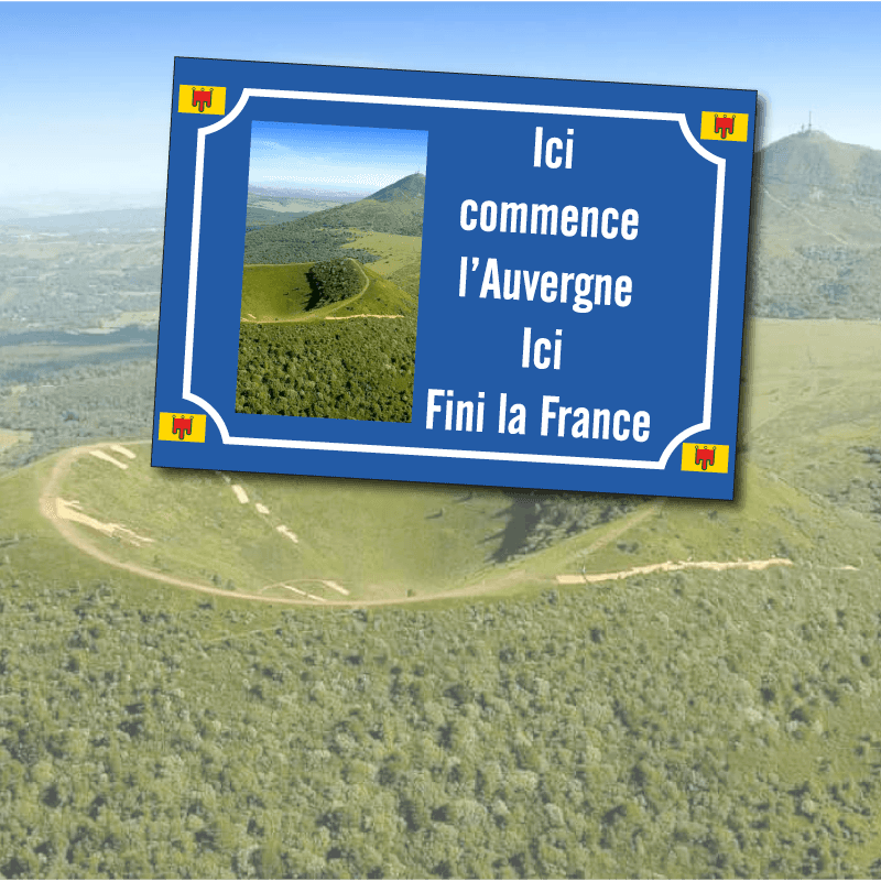 Plaque Auvergne Humour Plaque Auvergne Humour