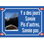 Plaque Humour Savoie