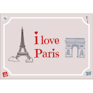 Plaque décoration thème Paris