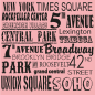 Plaque décoration thème New York Plaque décoration thème New York