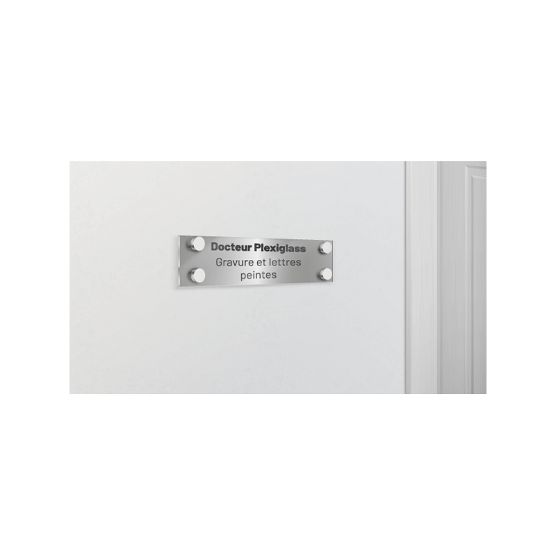 Plaque Plexiglass 5mm gravée 20 x 5cm Plaque Plexiglass 5mm gravée 20 x 5cm