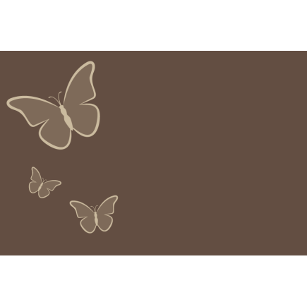 Plaque Funéraire Plexiglass imprimée Papillons