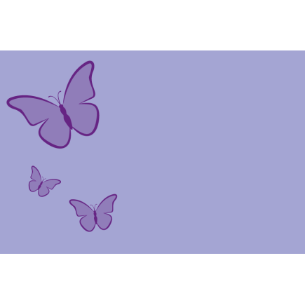 Plaque Funéraire Plexiglass imprimée Papillons