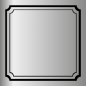 Numéro de rue Aluminium 15x15cm