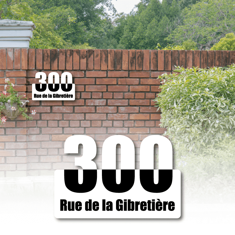 Numéro de maison découpe chiffre Numéro de maison découpe chiffre
