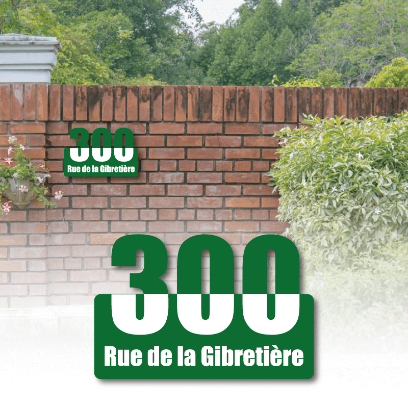 Numéro de maison découpe chiffre Numéro de maison découpe chiffre