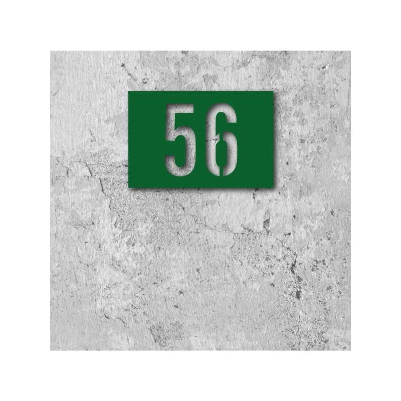 Numéro de rue Découpe Pochoir Numéro de rue Découpe Pochoir