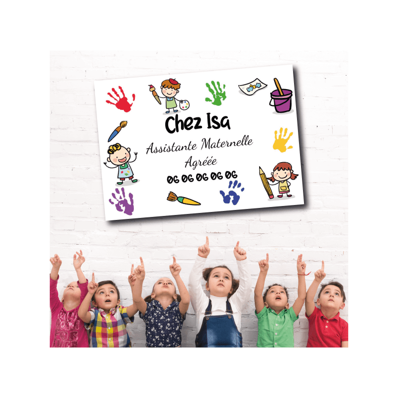 Plaque Artiste Assistante Maternelle