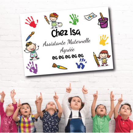 Plaque Artiste Assistante Maternelle