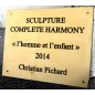 Plaque Laiton 1.5mm 30x10cm gravée