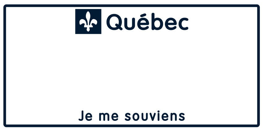 Plaques d'immatriculation personnalisé au Québec